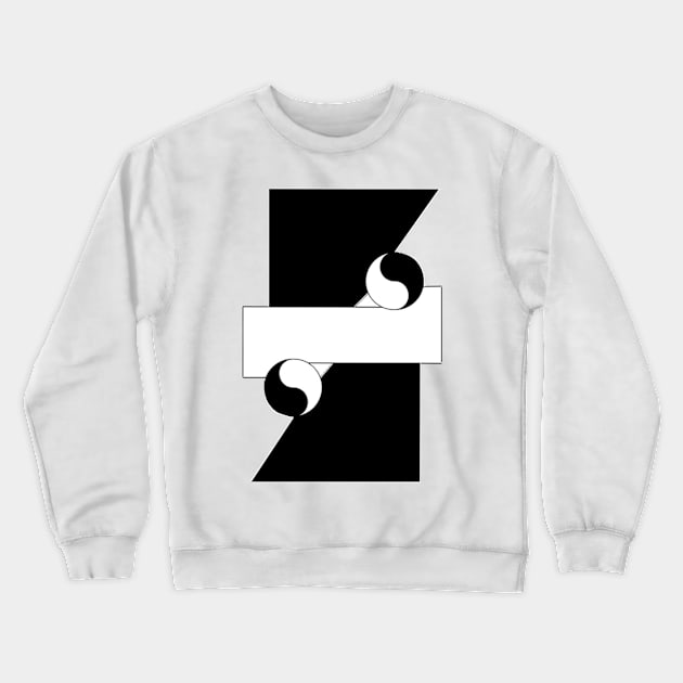 Aikido Yin and Yang Crewneck Sweatshirt by taichi37